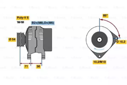 Генератор BOSCH 0 124 425 020