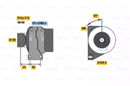 Генератор BOSCH 0 986 047 510