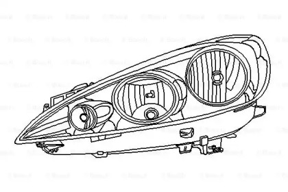 Основная фара BOSCH 0 318 144 213