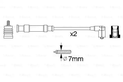 Комплект проводов зажигания BOSCH 0 356 912 805