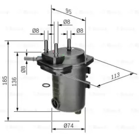 Фильтр BOSCH 0 450 907 012