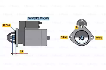 Стартер BOSCH 0 986 012 620