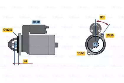 Стартер BOSCH 0 986 012 710