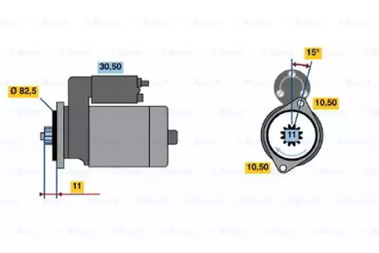 Стартер BOSCH 0 986 014 271