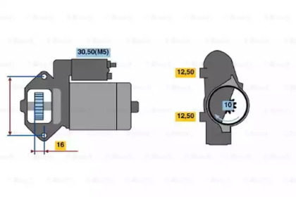 Стартер BOSCH 0 986 018 531