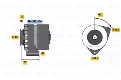 Генератор BOSCH 0 986 030 850