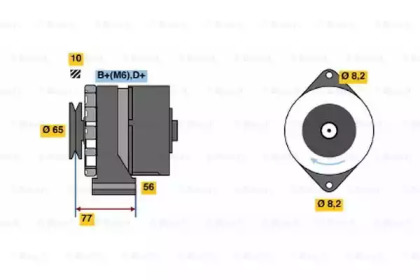 Генератор BOSCH 0 986 030 870