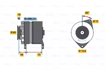 Генератор BOSCH 0 986 030 940