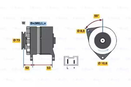 Генератор BOSCH 0 986 032 241