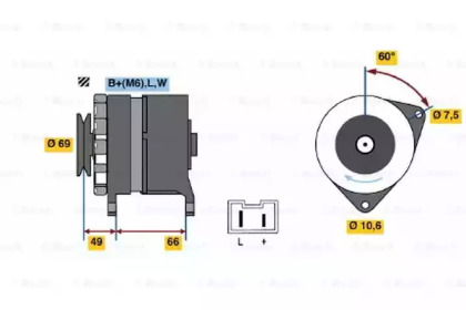 Генератор BOSCH 0 986 032 320