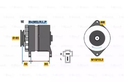 Генератор BOSCH 0 986 032 641