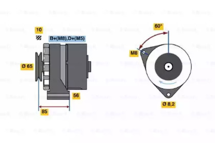 Генератор BOSCH 0 986 032 730