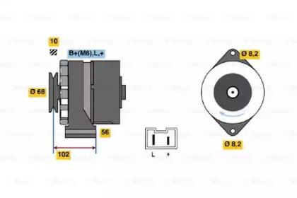 Генератор BOSCH 0 986 033 990