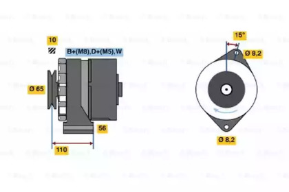 Генератор BOSCH 0 986 034 560