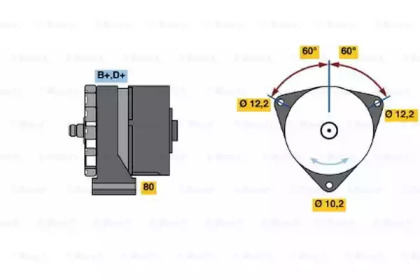 Генератор BOSCH 0 986 034 940