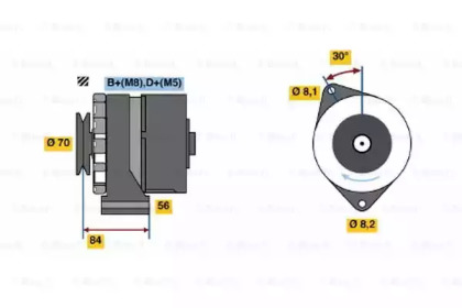 Генератор BOSCH 0 986 035 841