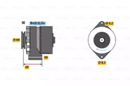 Генератор BOSCH 0 986 036 930