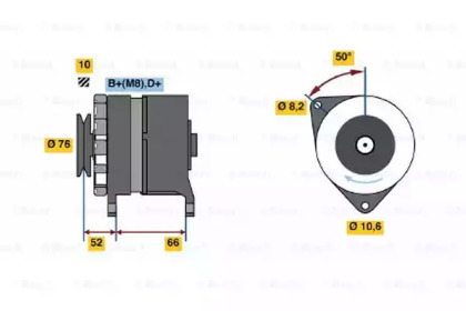 Генератор BOSCH 0 986 036 961