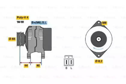 Генератор BOSCH 0 986 038 211