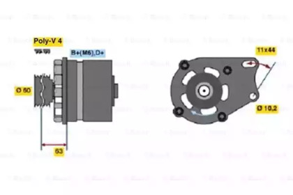 Генератор BOSCH 0 986 038 621