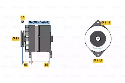 Генератор BOSCH 0 986 041 940