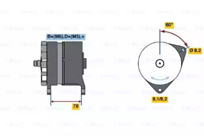 Генератор BOSCH 0 986 044 711