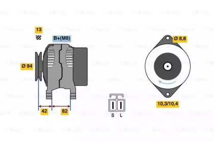 Генератор BOSCH 0 986 049 710