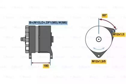 Генератор BOSCH 0 986 080 360