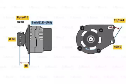 Генератор BOSCH 0 986 080 670