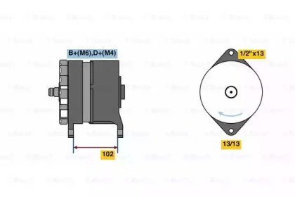 Генератор BOSCH 0 986 081 030