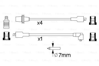 Комплект электропроводки BOSCH 0 986 356 725