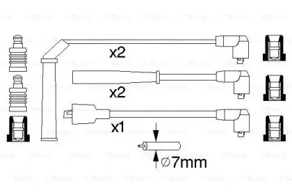 Комплект электропроводки BOSCH 0 986 356 730