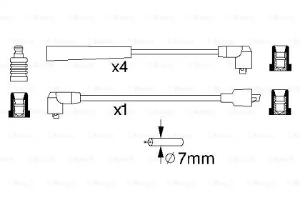 Комплект проводов зажигания BOSCH 0 986 356 759