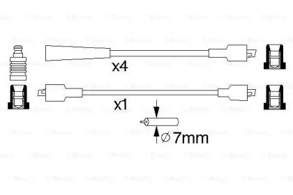 Комплект проводов зажигания BOSCH 0 986 356 811