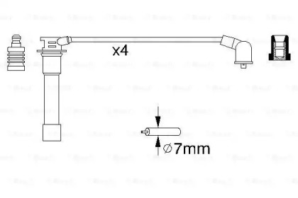 Комплект электропроводки BOSCH 0 986 356 837