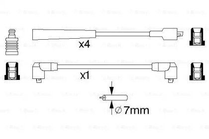 Комплект проводов зажигания BOSCH 0 986 356 869