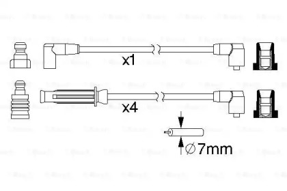 Комплект электропроводки BOSCH 0 986 357 217