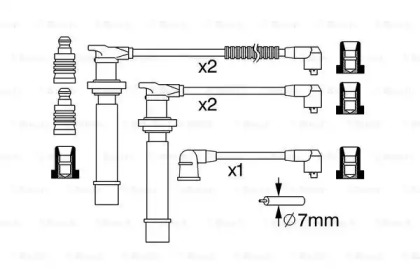 Комплект электропроводки BOSCH 0 986 357 274