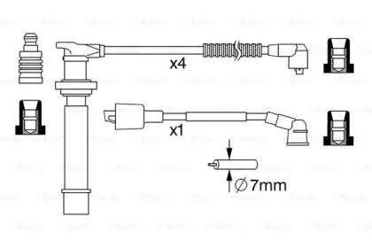 Комплект электропроводки BOSCH 0 986 357 280