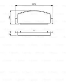 Комплект тормозных колодок BOSCH 0 986 424 295