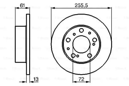 Тормозной диск BOSCH 0 986 478 067