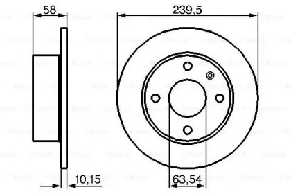 Тормозной диск BOSCH 0 986 478 072