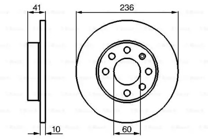 Тормозной диск BOSCH 0 986 478 080