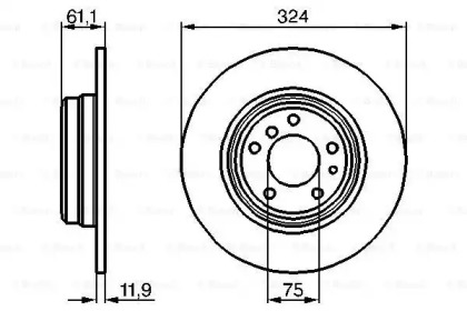 Тормозной диск BOSCH 0 986 478 095