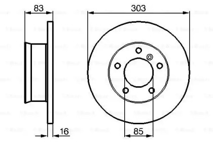 Тормозной диск BOSCH 0 986 478 189