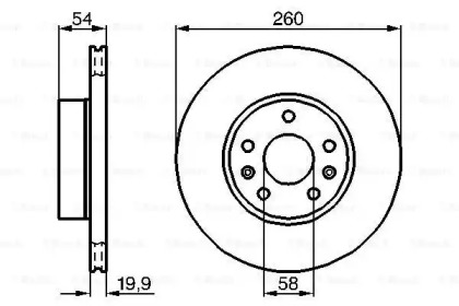 Тормозной диск BOSCH 0 986 478 218