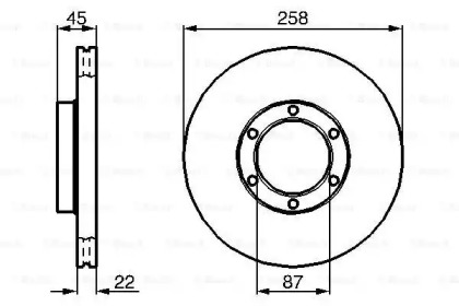 Тормозной диск BOSCH 0 986 478 271