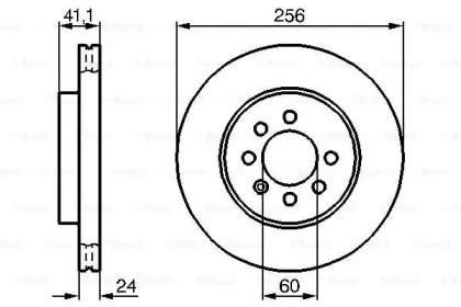 Тормозной диск BOSCH 0 986 478 286