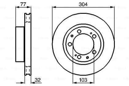 Тормозной диск BOSCH 0 986 478 409