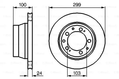 Тормозной диск BOSCH 0 986 478 419